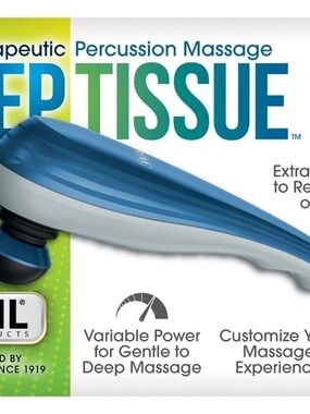 Wahl Percussion Deep Tissue Massage Device - Blue and White